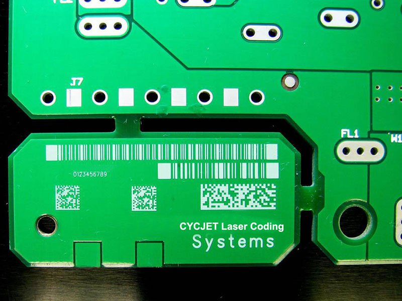 laser marking on PCB board