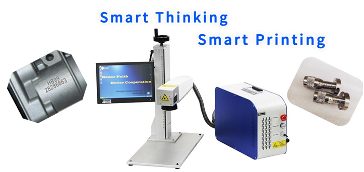 Fiber Laser Marking Machine Engraves QR Code on Stainless Steel