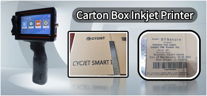 Portable Handheld Inkjet Printers Print on Cartons, Making Product Identification Simpler, More Efficient and Innovative