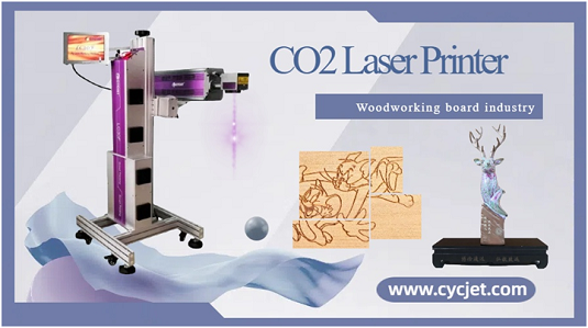 CO2 laser marking machine: fine engraving effect on wood products