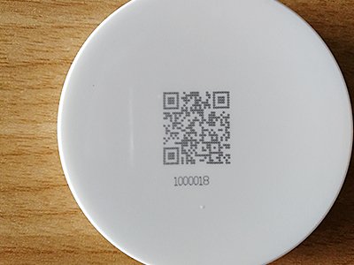 UV laser machine high resolution QR code
