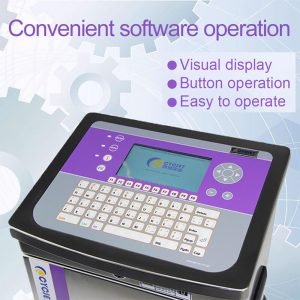 cycjet B3020 beverage bottle coding machine user screen